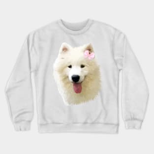 Sweet Samoyed Dog Crewneck Sweatshirt